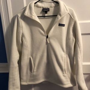 White Patagonia Fleece